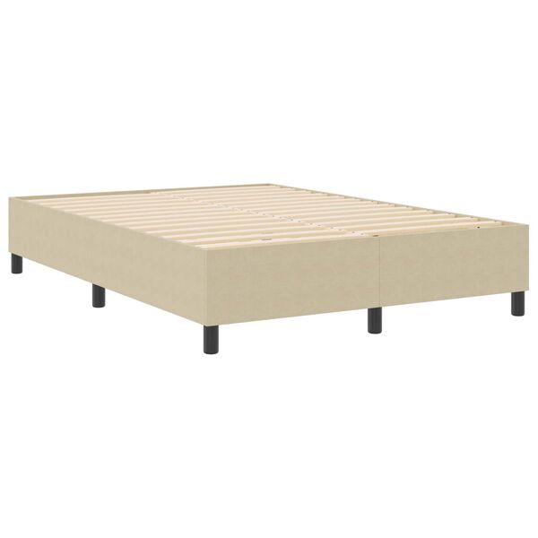 vidaXL Estrado de cama plataforma Cinza Verde 160 x 200 cm tecido