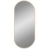 vidaXL Espelho de parede 90x40 cm oval dourado