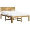 vidaXL Estrutura de Cama de Casal com Cabeceira ROSTOCK Branco