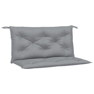 vidaXL Almofad&otilde;es banco jardim 2 pcs 100x50x7cm tecido oxford cinzento