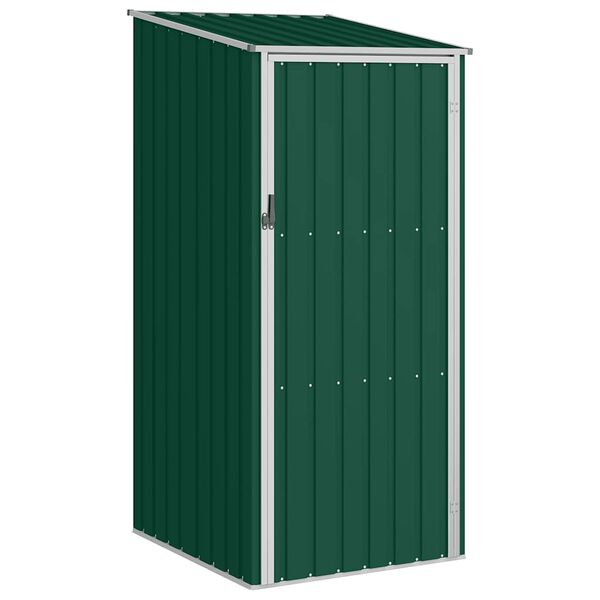 vidaXL Abrigo de jardim 87x98x159 cm aço galvanizado verde