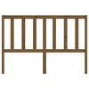 vidaXL Cabeceira de cama 156x4x100 cm pinho maciço castanho mel
