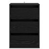vidaXL Gabinete de Gavetas com gaveta Carvalho Preto 41 x 40 x 58 cm