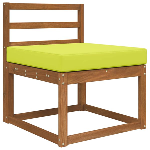 vidaXL Almofada para Sof&aacute; Externo Verde 60 x 60 x 8 cm Poli&eacute;ster