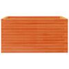 vidaXL Vaso/floreira de jardim 90x60x45,5 cm pinho maci&ccedil;o castanho mel