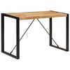 vidaXL Mesa de jantar 120x55x76 cm madeira de mangueira maci&ccedil;a &aacute;spera