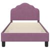 vidaXL Estrutura de Cama Infantil com Cabeceira Roxo 80 x 160 cm