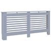 vidaXL Cobertura de radiador 172x19x81,5 cm MDF antracite
