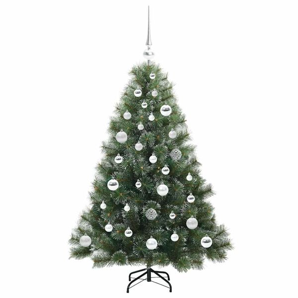 vidaXL &Aacute;rvore de Natal Artificial com 150 LEDs Verde 120 cm PE e PVC