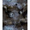 Papel de parede Noordwand Good Vibes Galaxy Planets and Text Azul e Preto