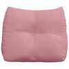 vidaXL Travesseiro para Costas Rosa 60 x 24 x 50 cm Veludo