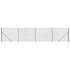 vidaXL Cerca de malha de arame com flange 1,4x10 m antracite