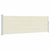 vidaXL Toldo lateral retr&aacute;til para p&aacute;tio 100x314 cm creme