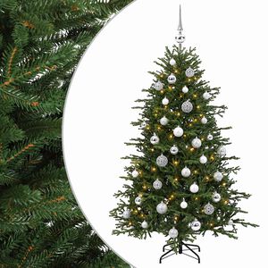 vidaXL &Aacute;rvore de Natal artificial com bolas 120 cm 150 LED
