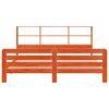 vidaXL Cama sem colch&atilde;o 180x200 cm pinho maci&ccedil;o castanho-mel