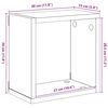 vidaXL Prateleiras parede forma de cubo 4 pcs 30x15x30cm branco brilh.