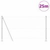vidaXL Poste de Cerca Prateado 25 x 1,2 m (rede de 25 mm) A&ccedil;o