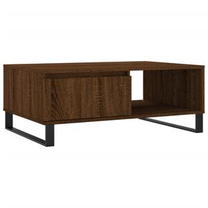 vidaXL Mesa de centro 90x60x35 cm derivados madeira carvalho castanho
