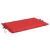 vidaXL Almofadão p/ espreguiçadeira 186x58x4 cm tecido oxford vermelho