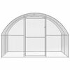 vidaXL Galinheiro de exterior 3x16x2 m a&ccedil;o galvanizado