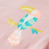 T-shirt de crian&ccedil;a rosa-claro 140