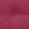 vidaXL Travesseiro para Costas Vinho Vermelho 160 x 24 x 50 cm Veludo