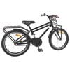 vidaXL Bicicleta Infantil 18 Polegadas para 5-7 anos Preto