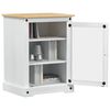 vidaXL Gabinete HiFi Branco 60 x 50 x 82 cm Madeira de Pinheiro S&oacute;lida