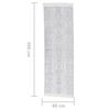 vidaXL Tapete 80x300 cm algod&atilde;o cinzento-claro