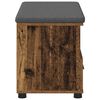 vidaXL Banco de Hall com almofada Madeira antiga 80 x 38 x 46 cm