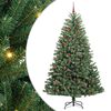 vidaXL &Aacute;rvore de Natal Articulada Artificial Verde 210 cm PVC e Metal