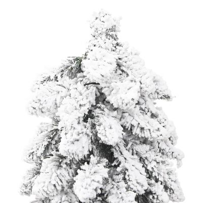 vidaXL Árvore Natal artificial pré-iluminada 100 LEDs e flocos de neve