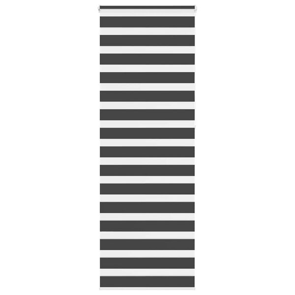 vidaXL Cortina de zebra 85x230 cm largura do tecido 80,9 cm poli&eacute;ster