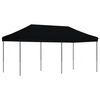 vidaXL Tenda para festas pop-up dobr&aacute;vel 580x292x315 cm preto