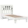 vidaXL Cama sem colch&atilde;o 75x190 cm madeira de pinho maci&ccedil;a branco