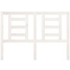 vidaXL Cabeceira de cama 141x4x100 cm pinho maci&ccedil;o branco
