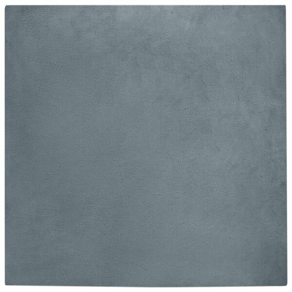 vidaXL Tapete de Pelo Sint&eacute;tico de Coelho Olite Antracite 120 x 120 cm