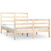 vidaXL Estrutura de cama pequena casal 120x190 cm pinho maciço