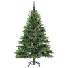 vidaXL &Aacute;rvore de Natal Artificial com 150 LEDs Verde 150 cm PE e PVC