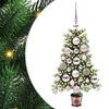 vidaXL &Aacute;rvore de Natal com 150 LEDs com suporte Verde 65 cm PE