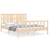 vidaXL Cama sem colch&atilde;o 160x200 cm madeira de pinho maci&ccedil;a