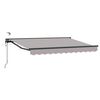 vidaXL Toldo Retr&aacute;til El&eacute;trico Cinzento-Claro e Antracite 3 x 2,5 m