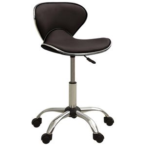 vidaXL Cadeira de escrit&oacute;rio couro artificial castanho