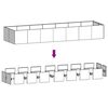 vidaXL Canteiro elevado de jardim 280x80x40 cm a&ccedil;o corten