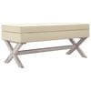 vidaXL Banco de arruma&ccedil;&atilde;o 110x45x49 cm linho