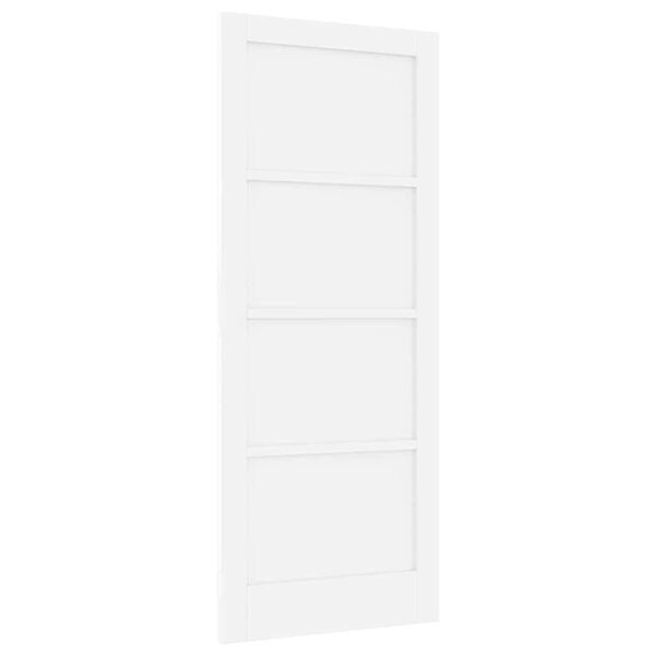 vidaXL Porta Interna ORKDAL Branco 83 x 202 cm Contraplacado
