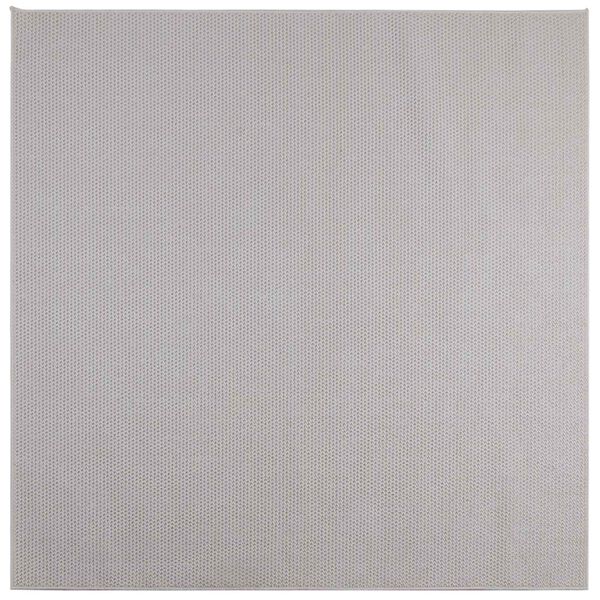vidaXL Tapetes de &aacute;rea Quadrado Creme 200 x 200 cm