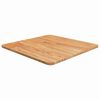 vidaXL Tampo mesa quadrado 50x50x1,5cm carvalho tratado castanho-claro