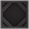 vidaXL Floreira Preto 40 x 40 x 40 cm Aço