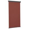 vidaXL Toldo lateral para varanda 125x250 cm castanho